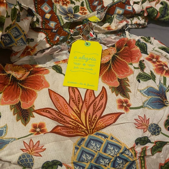 Farm Rio Pineapple Garden Mini Dress - Picture 7 of 9